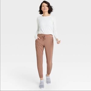 All in Motion Stretch Woven lined pants 28" Taupe